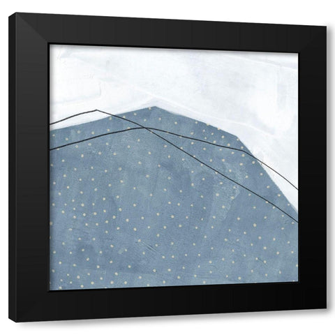 Adjacent Abstraction III Black Modern Wood Framed Art Print with Double Matting by Scarvey, Emma