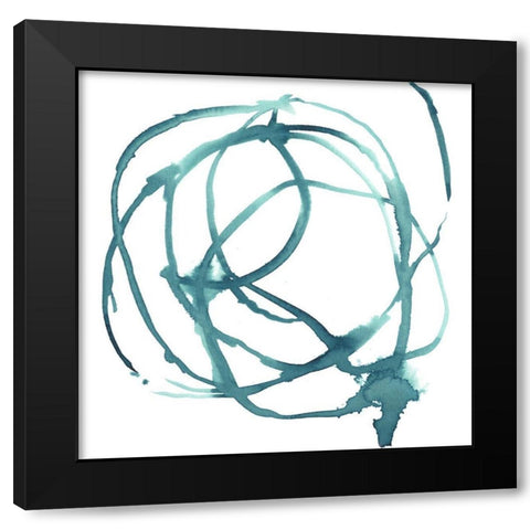 Dizzy II Black Modern Wood Framed Art Print by Parker, Jennifer Paxton