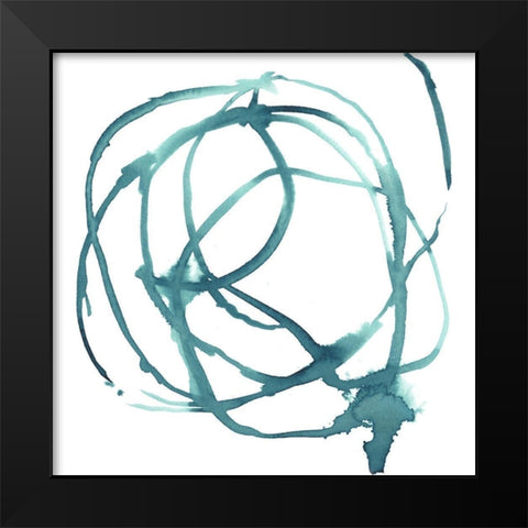 Dizzy II Black Modern Wood Framed Art Print by Parker, Jennifer Paxton