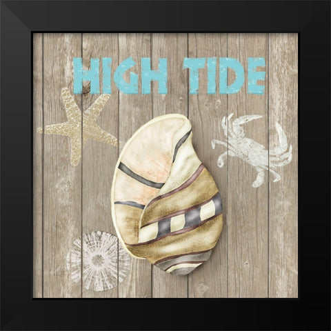 High Tide Shoreline I Black Modern Wood Framed Art Print by Reynolds, Jade