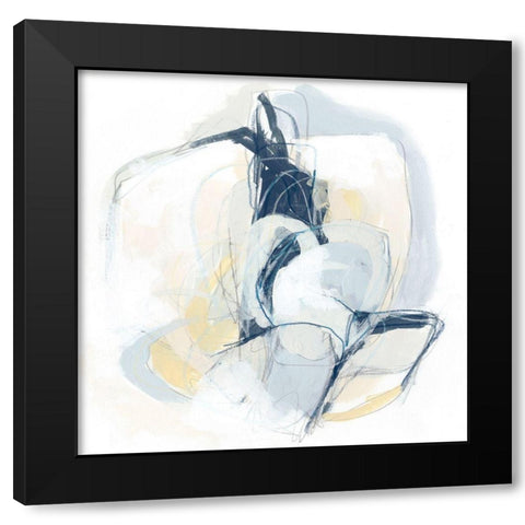 Ciudad I Black Modern Wood Framed Art Print with Double Matting by Vess, June Erica
