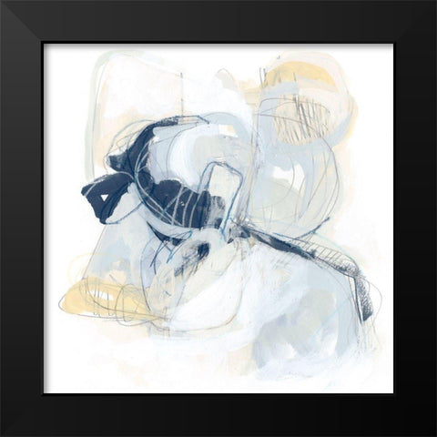 Ciudad III Black Modern Wood Framed Art Print by Vess, June Erica
