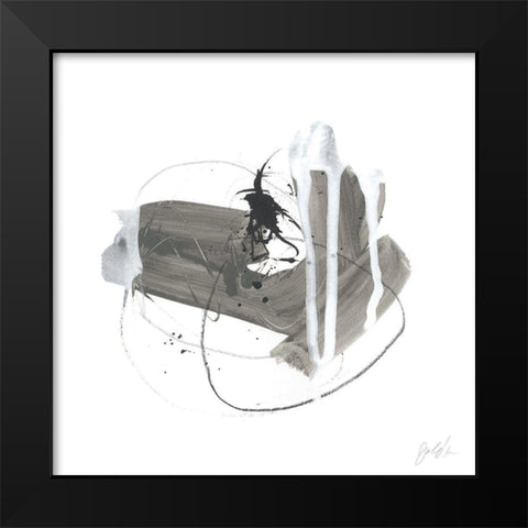 Gray Scale IV Black Modern Wood Framed Art Print by Vess, June Erica