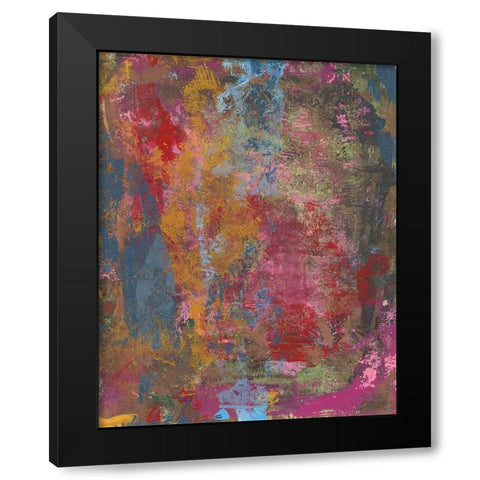 Infusion I Black Modern Wood Framed Art Print by Moore, Regina
