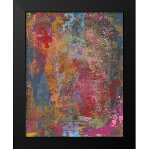 Infusion I Black Modern Wood Framed Art Print by Moore, Regina