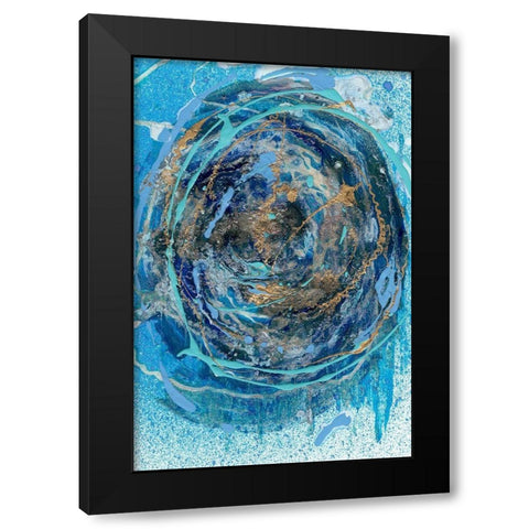 Waterspout III Black Modern Wood Framed Art Print with Double Matting by Ludwig, Alicia