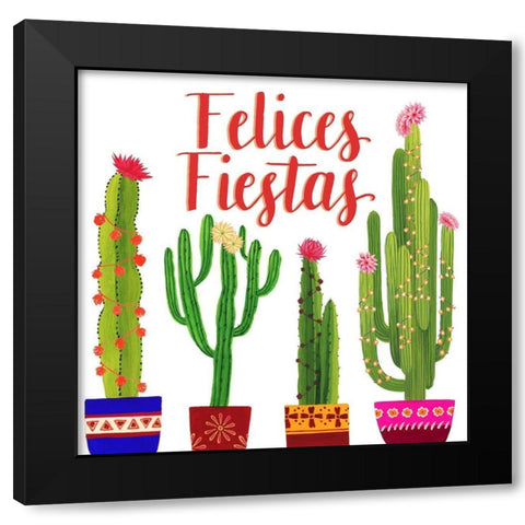 Navidad Tropical II Black Modern Wood Framed Art Print by Popp, Grace