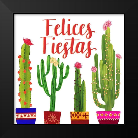 Navidad Tropical II Black Modern Wood Framed Art Print by Popp, Grace