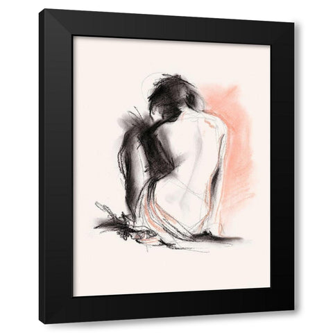 Figure Gesture IV Black Modern Wood Framed Art Print by Parker, Jennifer Paxton