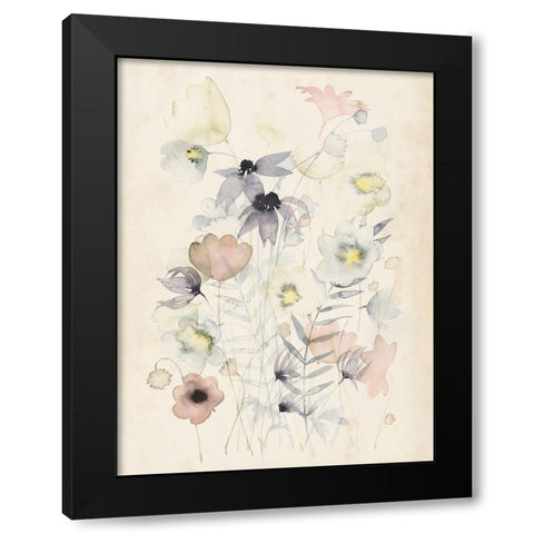 Garden Whisper II Black Modern Wood Framed Art Print by Popp, Grace