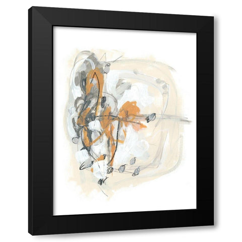 Spur I Black Modern Wood Framed Art Print with Double Matting by Vess, June Erica