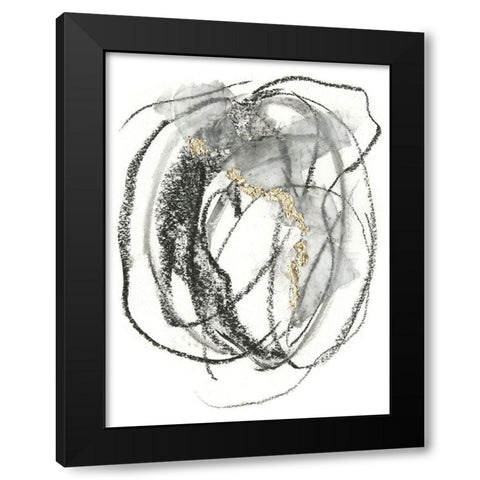 La Valses I Black Modern Wood Framed Art Print by Borges, Victoria