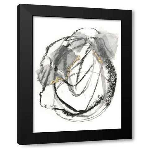 La Valses II Black Modern Wood Framed Art Print by Borges, Victoria
