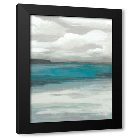Storm Front II Black Modern Wood Framed Art Print by Vess, June Erica