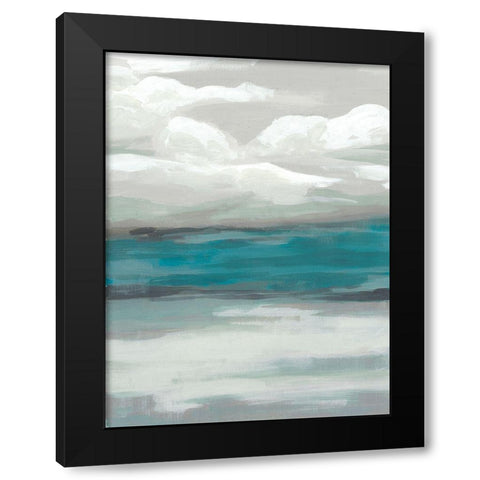 Storm Front III Black Modern Wood Framed Art Print with Double Matting by Vess, June Erica