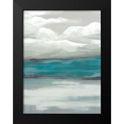 Storm Front III Black Modern Wood Framed Art Print by Vess, June Erica