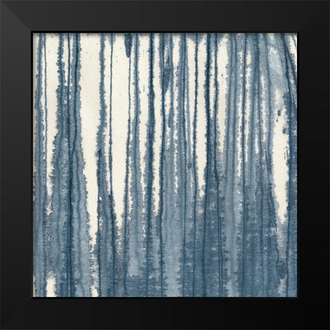 Indigo Muse I Black Modern Wood Framed Art Print by Stramel, Renee W.