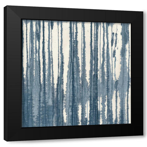 Indigo Muse II Black Modern Wood Framed Art Print by Stramel, Renee W.