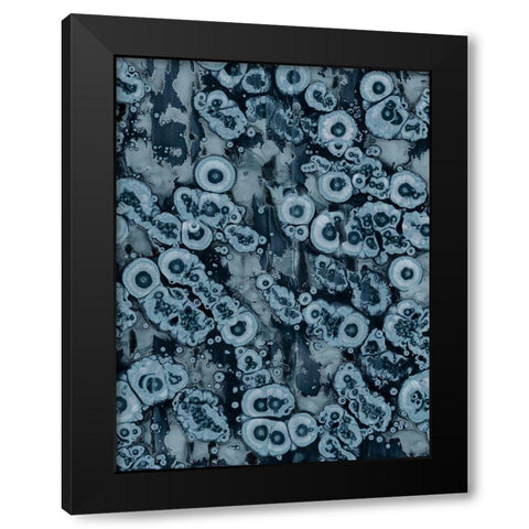 Affix III Black Modern Wood Framed Art Print with Double Matting by Guthrie, Jenna