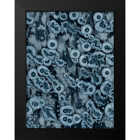 Affix III Black Modern Wood Framed Art Print by Guthrie, Jenna