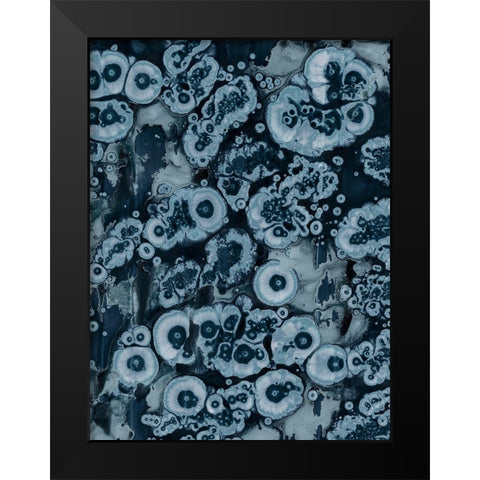 Affix IV Black Modern Wood Framed Art Print by Guthrie, Jenna