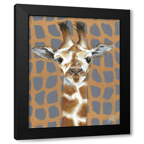 Animal Patterns I Black Modern Wood Framed Art Print with Double Matting by Rutledge, Jennifer