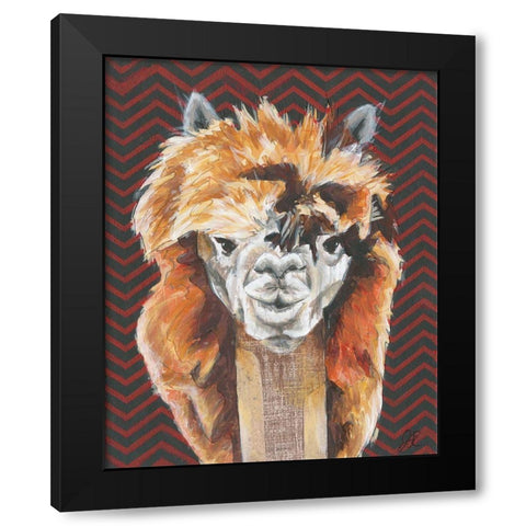 Animal Patterns III Black Modern Wood Framed Art Print by Rutledge, Jennifer