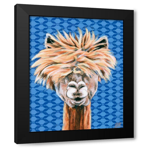 Animal Patterns IV Black Modern Wood Framed Art Print by Rutledge, Jennifer