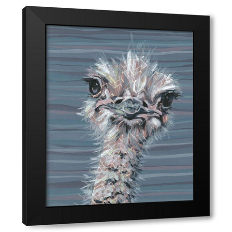 Animal Patterns V Black Modern Wood Framed Art Print with Double Matting by Rutledge, Jennifer