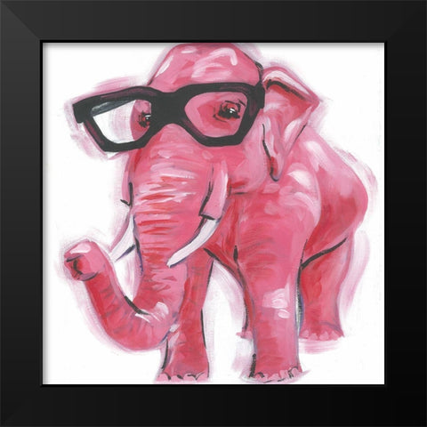 Dapper Animal VII Black Modern Wood Framed Art Print by Rutledge, Jennifer