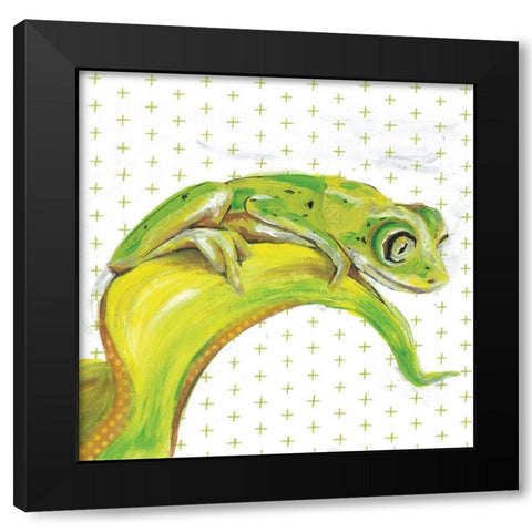 Animal Baby II Black Modern Wood Framed Art Print by Rutledge, Jennifer