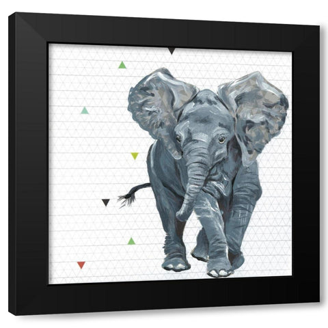Animal Baby III Black Modern Wood Framed Art Print by Rutledge, Jennifer