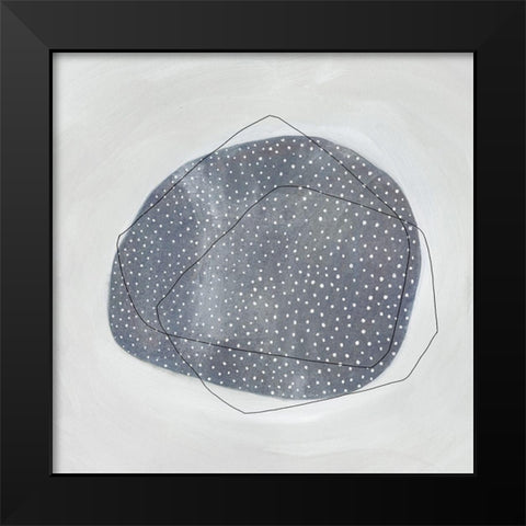 Speckle II Black Modern Wood Framed Art Print by Scarvey, Emma