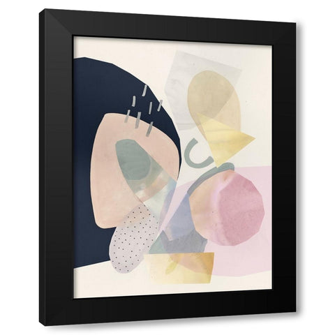 Sorbet I Black Modern Wood Framed Art Print by Borges, Victoria