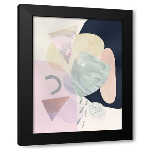 Sorbet II Black Modern Wood Framed Art Print by Borges, Victoria