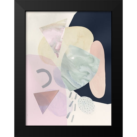 Sorbet II Black Modern Wood Framed Art Print by Borges, Victoria