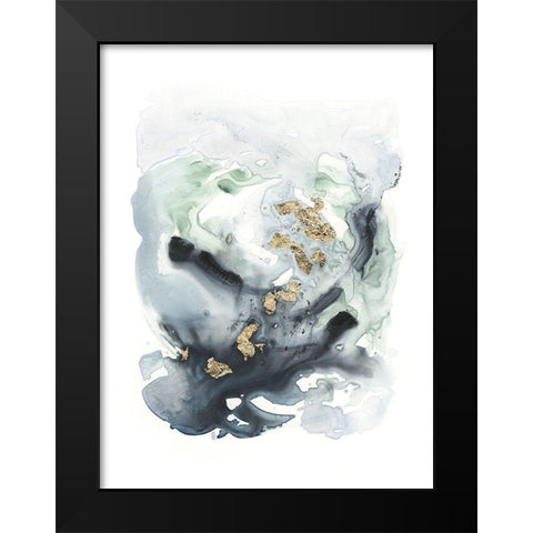 Archipelago I Black Modern Wood Framed Art Print by Borges, Victoria