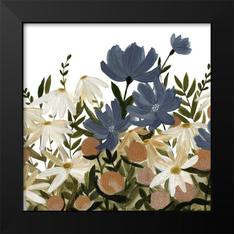 UA CH Wildflower Garden I Black Modern Wood Framed Art Print by Scarvey, Emma