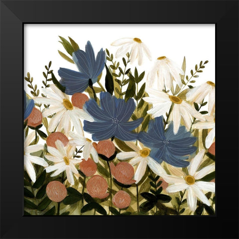 Wildflower Garden II Black Modern Wood Framed Art Print by Scarvey, Emma