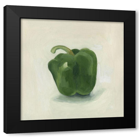 Pepper Study II Black Modern Wood Framed Art Print with Double Matting by Scarvey, Emma