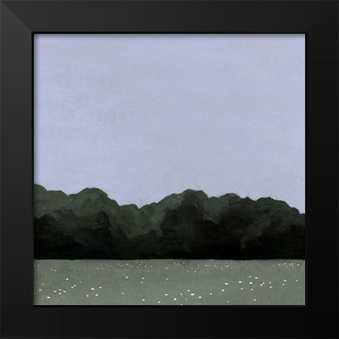 Pastel Evening II Black Modern Wood Framed Art Print by Scarvey, Emma