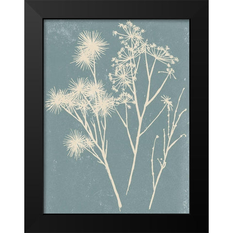 Small Spray I Black Modern Wood Framed Art Print by Wang, Melissa