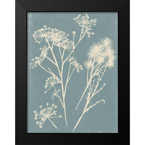 Small Spray II Black Modern Wood Framed Art Print by Wang, Melissa