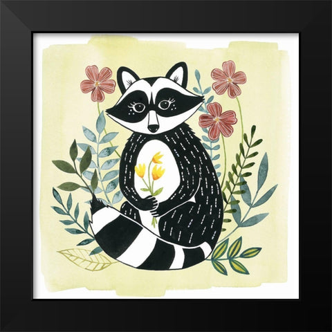 Floral Forester I Black Modern Wood Framed Art Print by Popp, Grace