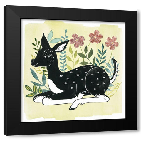 Floral Forester II Black Modern Wood Framed Art Print by Popp, Grace