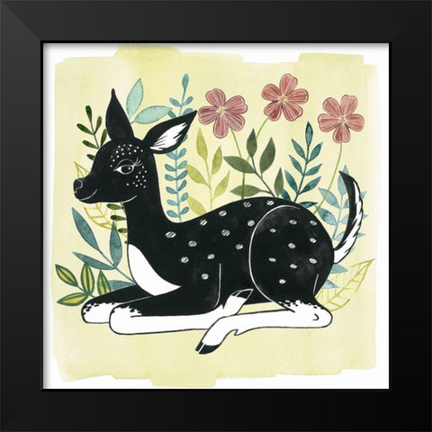 Floral Forester II Black Modern Wood Framed Art Print by Popp, Grace