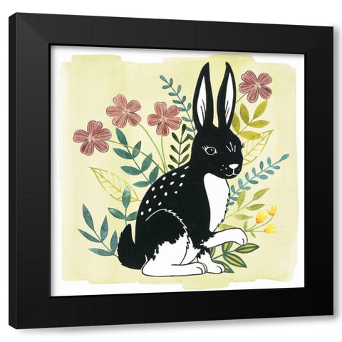 Floral Forester IV Black Modern Wood Framed Art Print by Popp, Grace