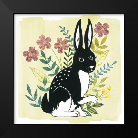 Floral Forester IV Black Modern Wood Framed Art Print by Popp, Grace