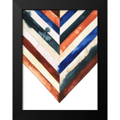 Desert Layers I Black Modern Wood Framed Art Print by Popp, Grace
