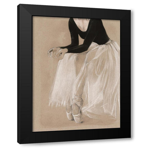 Ballet Study I Black Modern Wood Framed Art Print by Parker, Jennifer Paxton